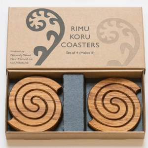 Naturally Wood Rimu Coasters