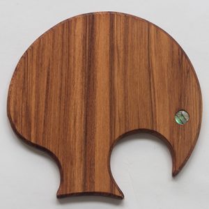 Naturally Wood Kiwi Shaped Coasters