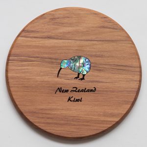 Naturally Wood Kiwi Bird Paua Coasters