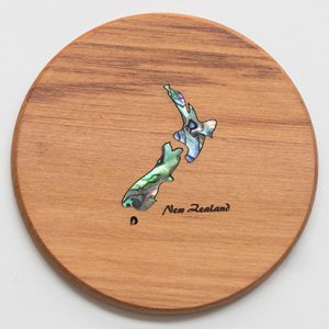 Naturally Wood NZ Paua Coasters