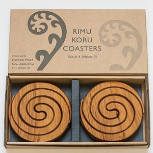 Naturally Wood Koru Coasters