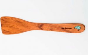Large Wooden Spatula Kiwi Paua Code SL-KBP