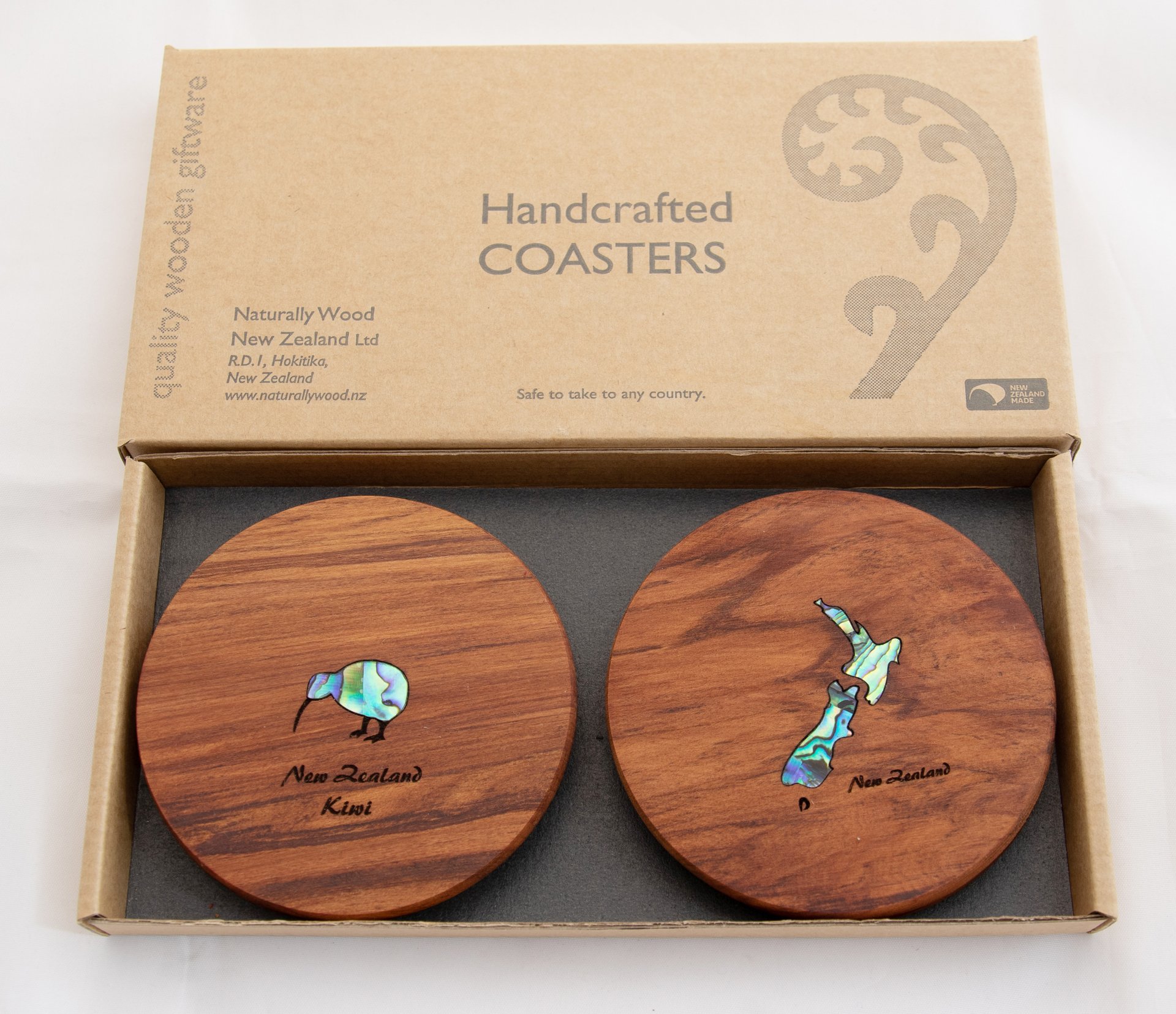 Coasters Mixed Paua Set of 4